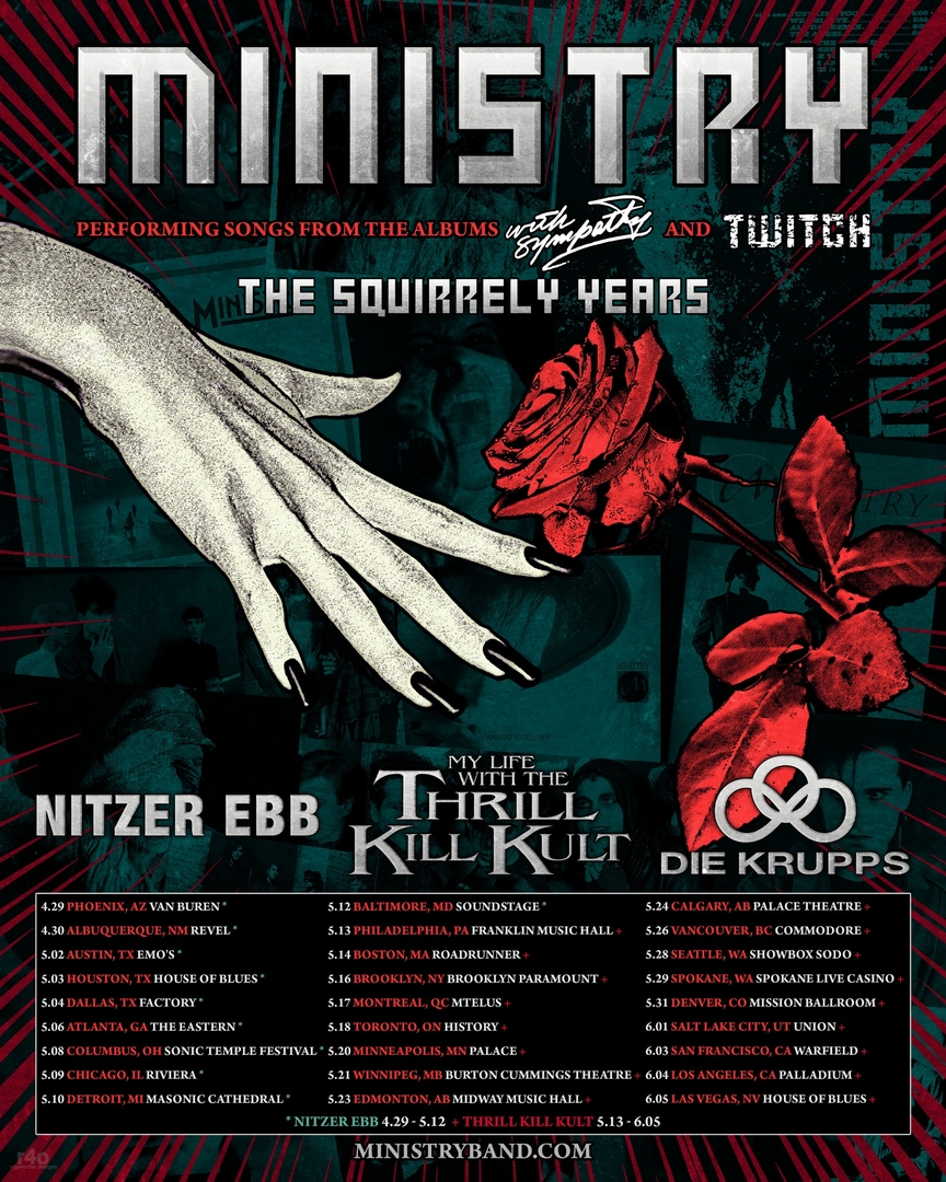 MINISTRY, NITZER EBB, DIE KRUPPS