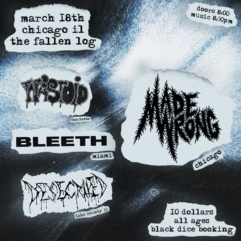 WASTOID, MADE WRONG, BLEETH, DESECRATED