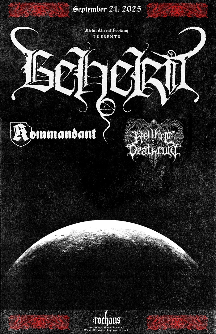 BEHERIT, KOMMANDANT, HELLFIRE DEATHCULT