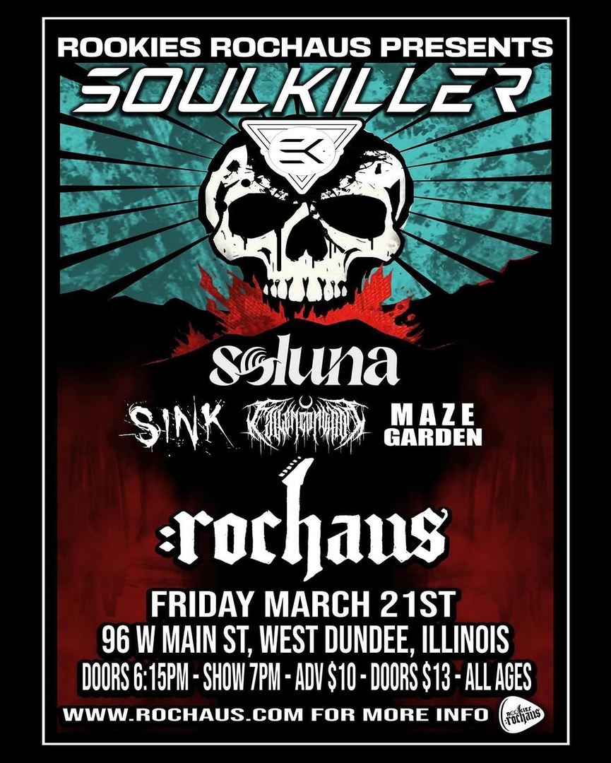 SOULKILLER, SOLUNA, SINK, FALLEN CONDITION, MAZEGARDEN