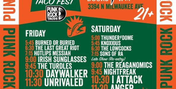 UNRIVALED, DAYWALKER, THE TURDLES, IRISH SUNGLASSES, HOTLIPS MESSIAH, THE LAST GREAT RIOT, BURNED OR BURIED