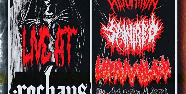 CANNIBAL ABORTION, SAINT RED, UNRIVALED, THERAPY