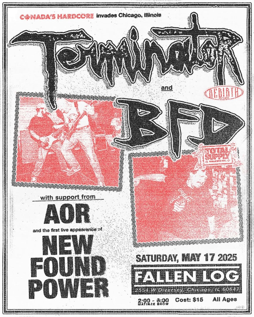 TERMINATOR, BFD, AOR, NEW FOUND POWER