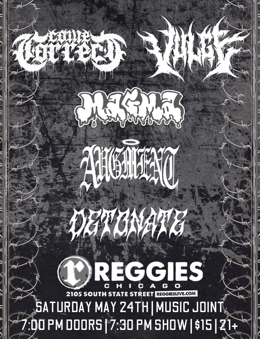 COME CORRECT, VULGE, MAGMA, AUGMENT, DETONATE