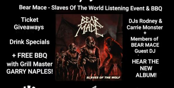 BEAR MACE listening event w/ BBQ at theCMF Metal Sundays June edition