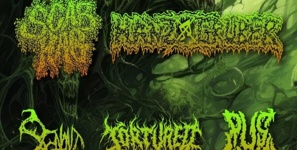 SCAB HAG, HANZXGRUBER, STAGNANT, TORTURED MIND, PUS FILLED