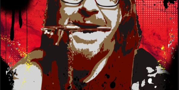 SikRik Masks live serial killer mask painting event + DISPLACER, THE FEAT