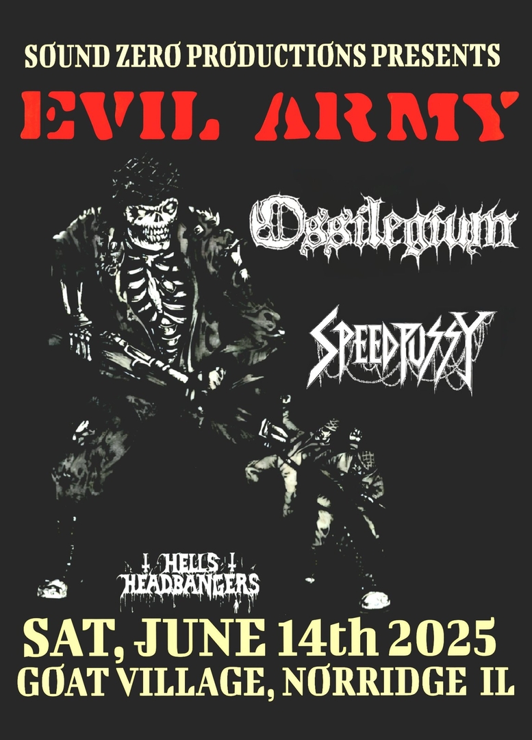EVIL ARMY, OSSILEGIUM, SPEEDPVSSY
