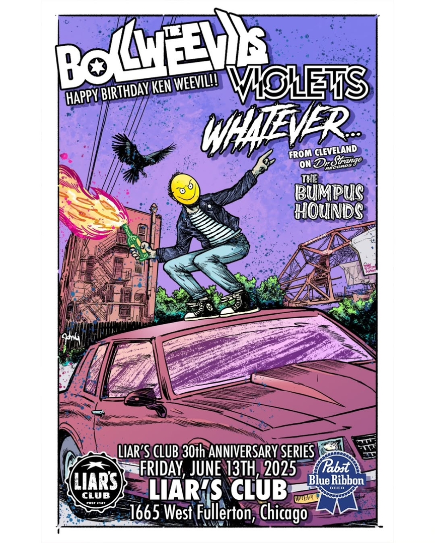 THE BOLLWEEVILS, VIOLETS, WHATEVER, THE BUMPUS HOUNDS