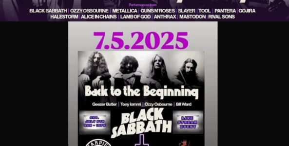 Ozzy Osbourne, Black Sabbath, Metallica, Slayer, Pantera, Gojira, Halestorm, Tool, Lamb Of God, Anthrax, Mastodon & more
