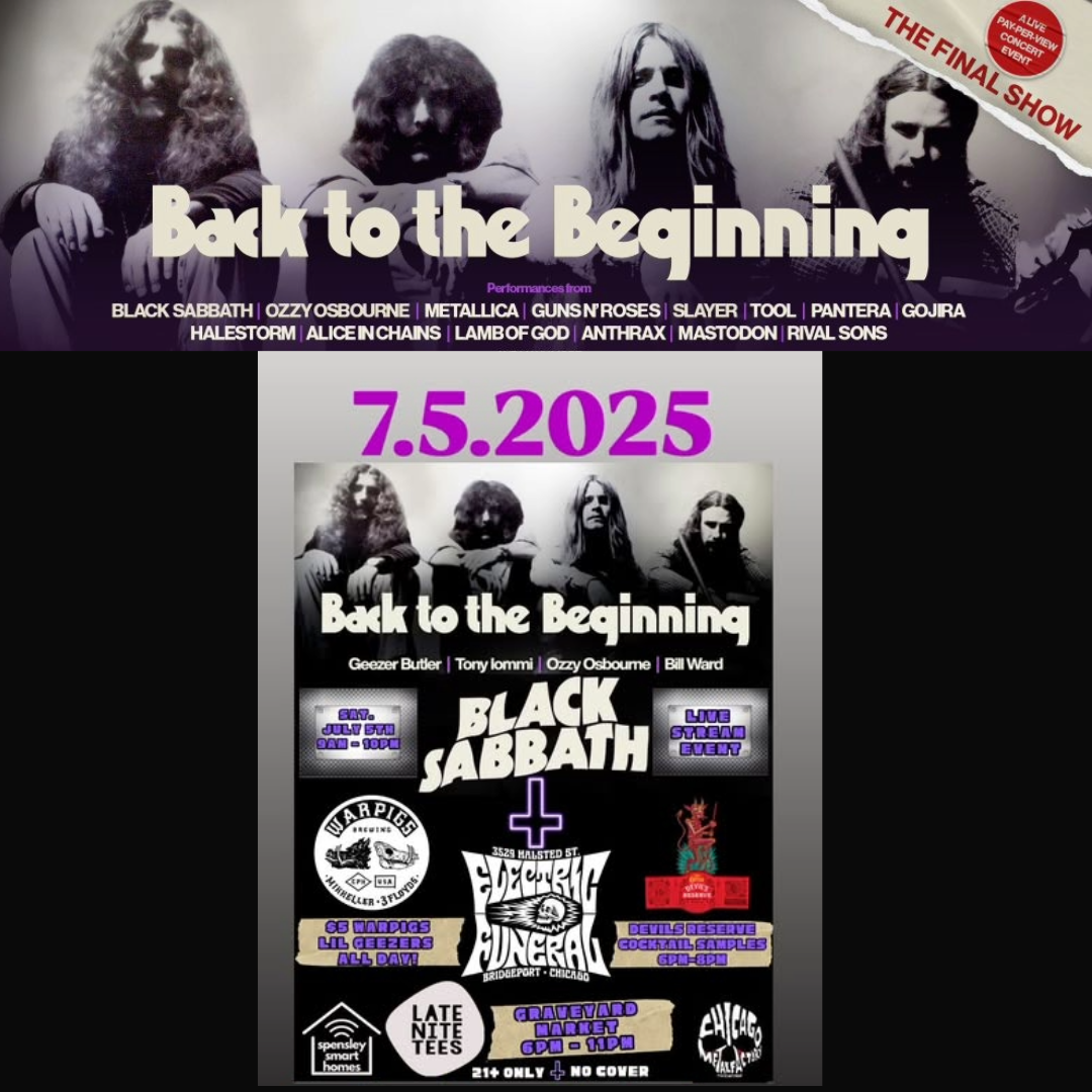 Ozzy Osbourne, Black Sabbath, Metallica, Slayer, Pantera, Gojira, Halestorm, Tool, Lamb Of God, Anthrax, Mastodon & more