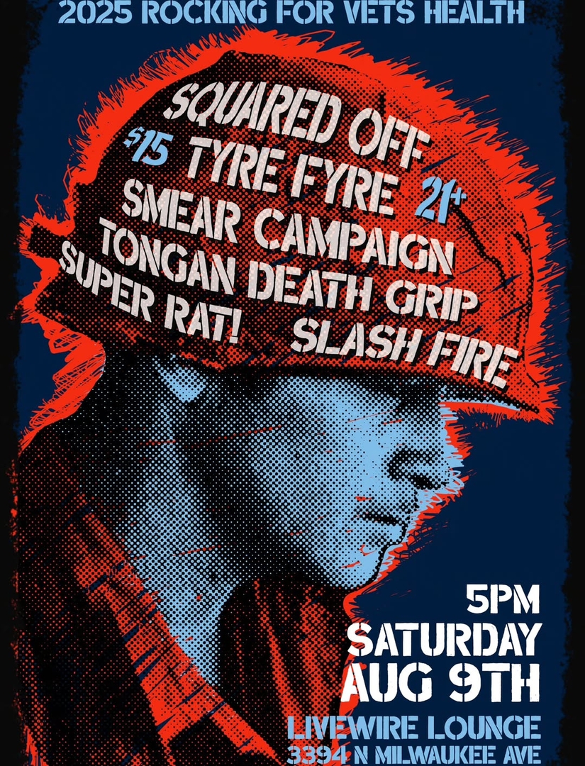SQUARED OFF, TŸRE FŸRE, SMEAR CAMPAIGN, TONGAN DEATH GRIP, SUPER RAT!, SLASH FIRE