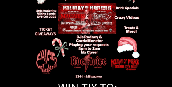 theCMF Metal Sundays Dec. edition – WIN OPETH Holiday Of Horror CATTLE DECAPITATION & PRIMITIVE MAN TIX + Holiday Of Horror preview night