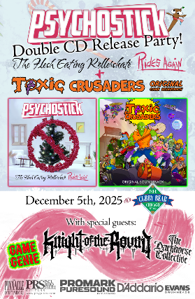 PSYCHOSTICK, KNIGHTS OF THE ROUND, GAME GENIE, THE DARKHORSE COLLECTIVE