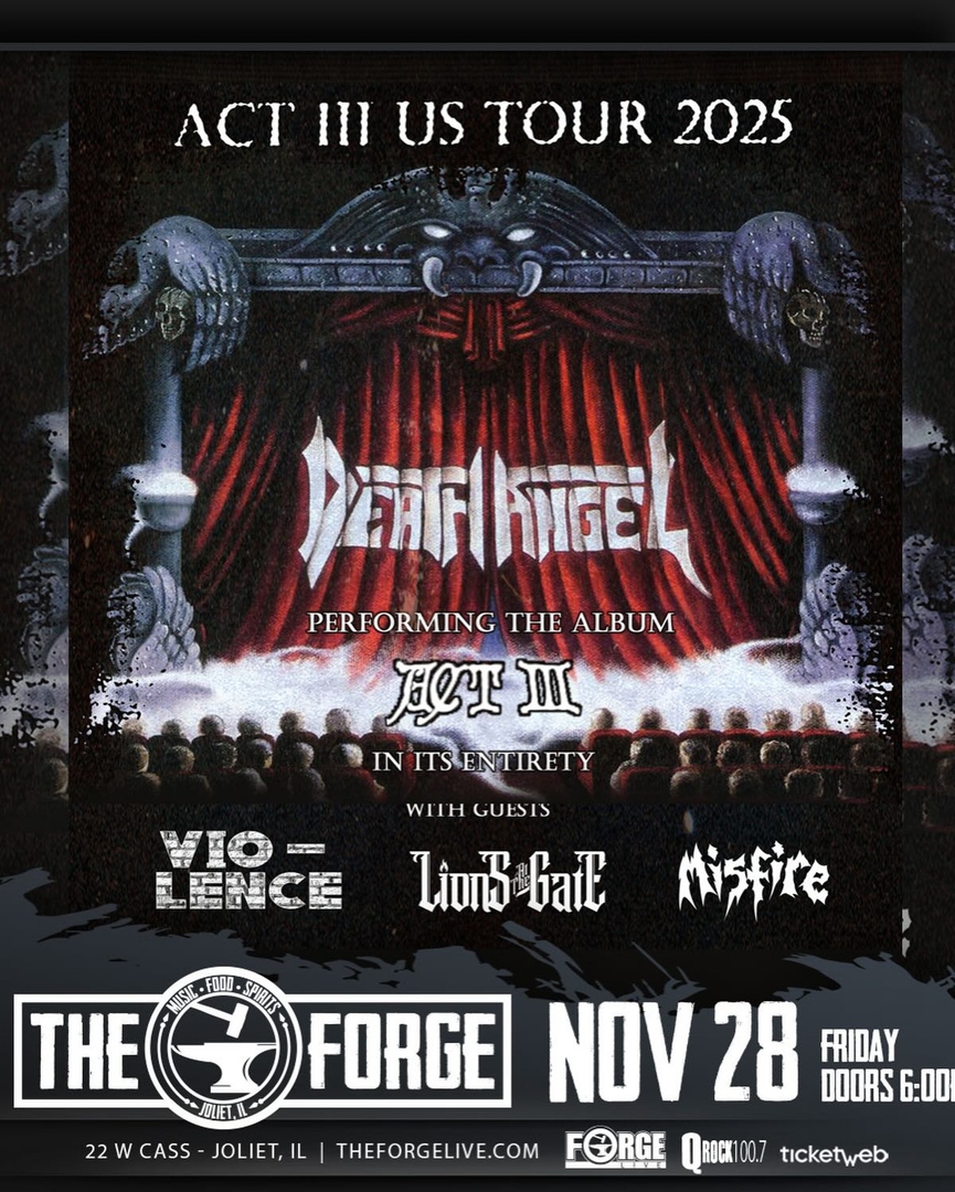 DEATH ANGEL, VIO-LENCE, LIONS AT THE GATE, MISFIRE