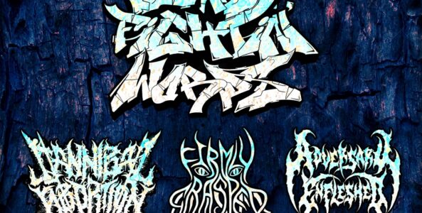 DEMSFIGHTINWORDS, CANNIBAL ABORTION, FIRMLY GRASPED, ADVERSARY ENFLESHED