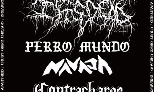 IT IS DEAD, PERRO MUNDO, NAVAJA, CONTRACHARGE