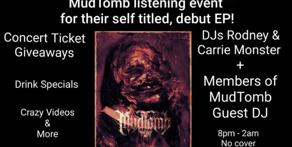 theCMF Metal Sundays Jan. edition – MUDTOMB guest DJ a listening event for their debut EP + WIN TIX to OPETH, THREE DAYS GRACE, WITHERING SOUL, FARSEER & more