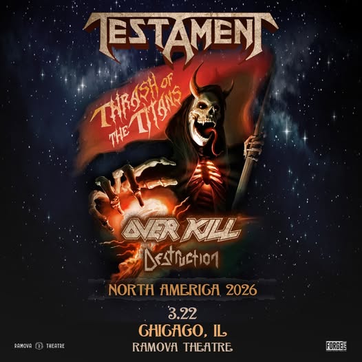 TESTAMENT, OVERKILL, DESTRUCTION