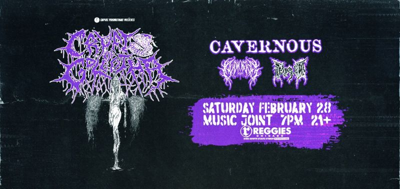 CRYPTS OF GOLGOTHA, CAVERNOUS, AUDIOCIDE, FRIGID