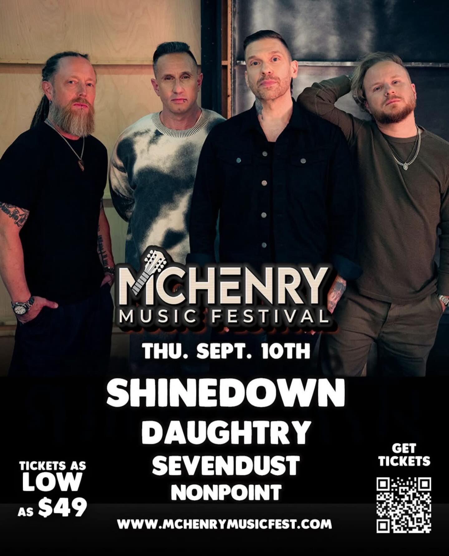 SHINEDOWN, DAUGHTRY, SEVENDUST, NONPOINT