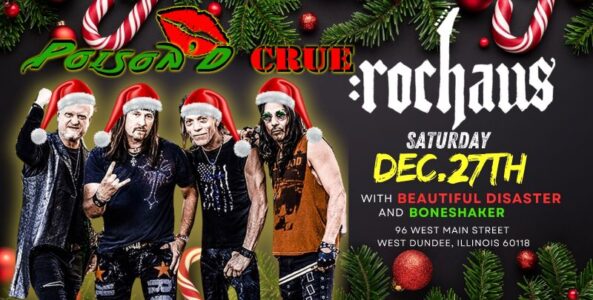 POISON’D CRUE, BEAUTIFUL DISASTER, BONESHAKER