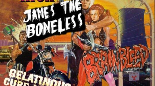 BRAINBLEED, JAMES THE BONELESS, GELATINOUS CUBE AND THE AMBIGUOUS WRECKS, BULL HEATHER AND THE BLOODFLOWERS