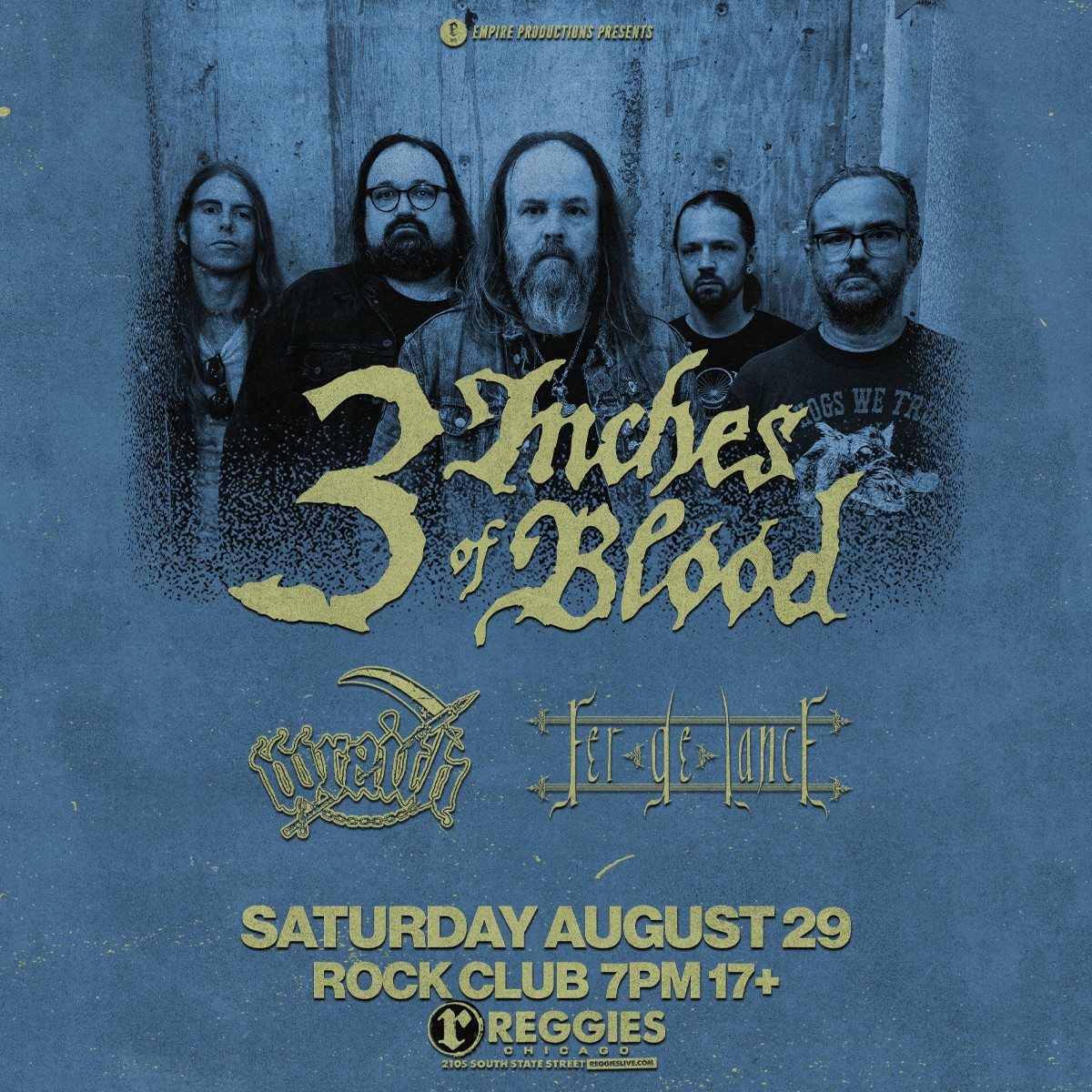 3 INCHES OF BLOOD, WRAITH, FER DE LANCE