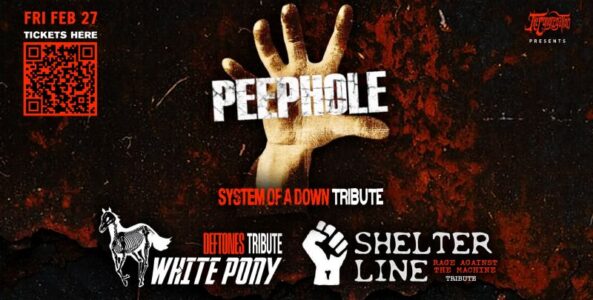 PEEPHOLE, WHITE PONY, SHELTER LINE