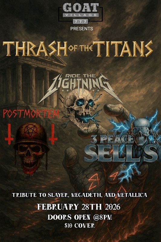 RIDE THE LIGHTNING, 3 PEACE SELLS, POSTMORTEM