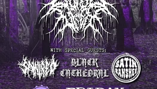 CURSE DEALER, SAINT RED, BLACK CATHEDRAL, SATIN BANSHEE