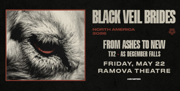 BLACK VEIL BRIDES, FROM ASHES TO NEW, TX2, AS DECEMBER FALLS
