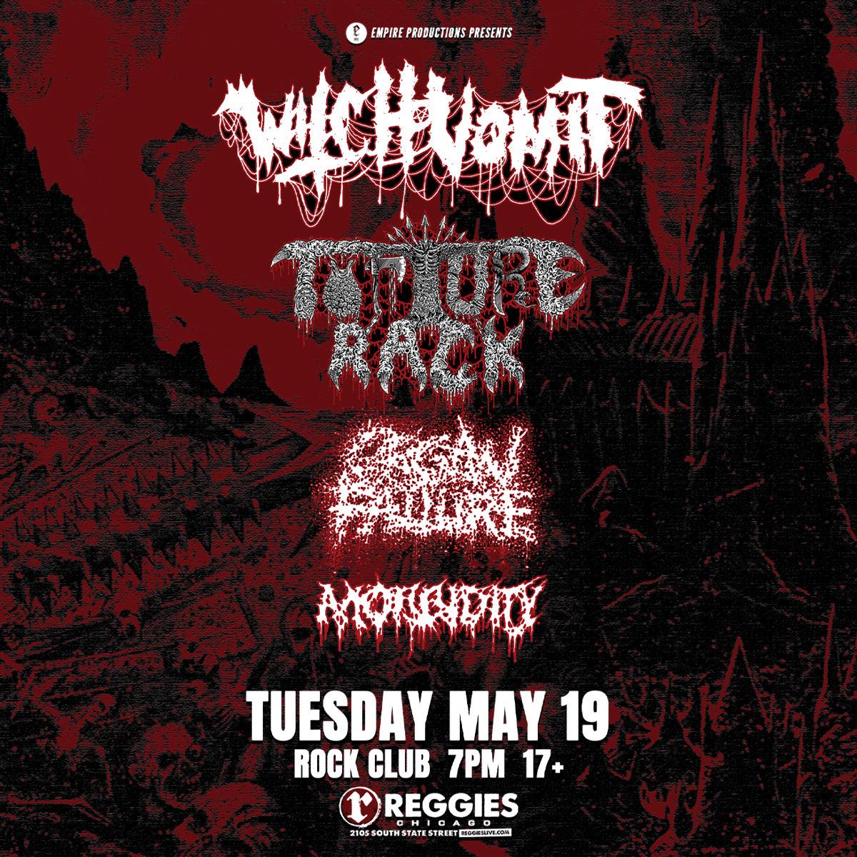 WITCH VOMIT, TORTURE RACK, ORGAN FAILURE, MORBIDITY