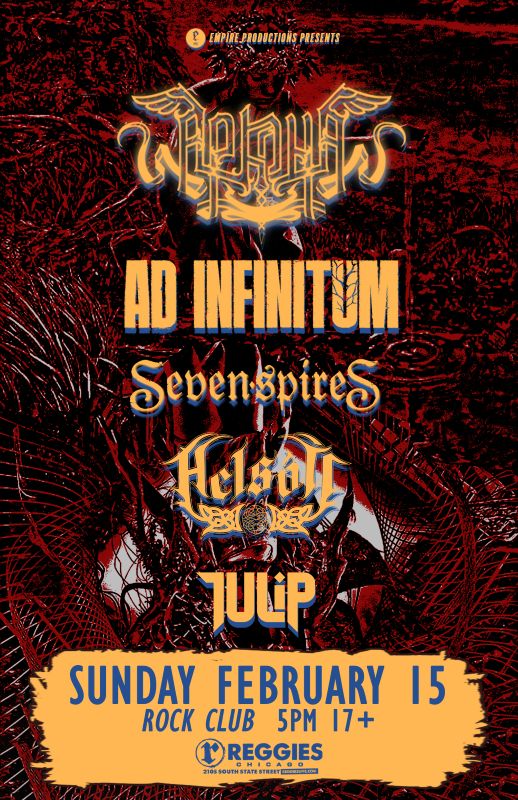 ARKONA, AD INFINITUM, SEVEN SPIRES, TULIP