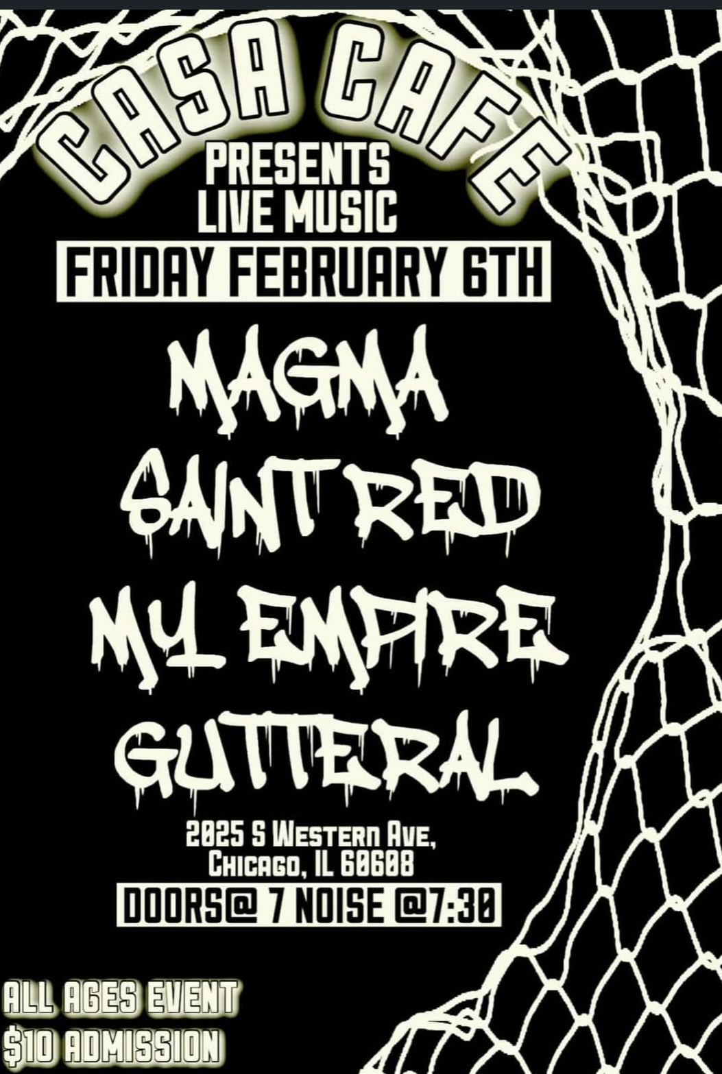 MAGMA, SAINT RED, GUTTURAL, EMPIRE