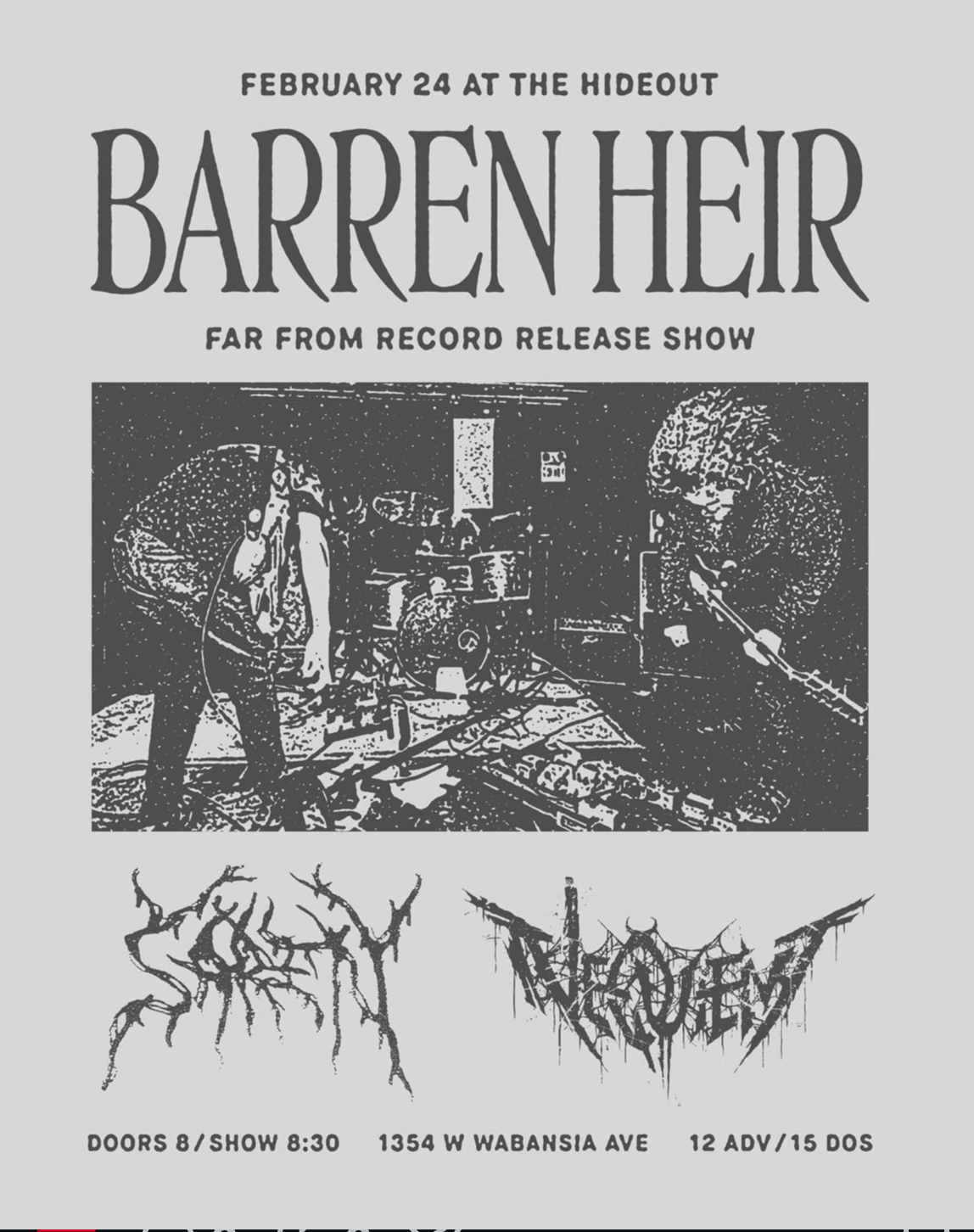 BARREN HEIR, SARIN, NEQUIENT