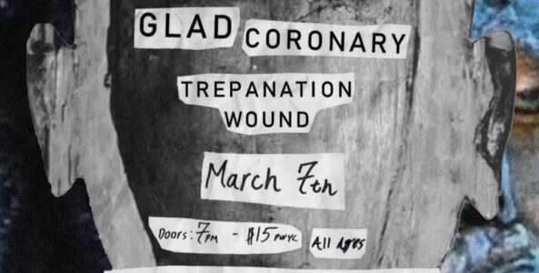 WELT, GLAD, CORONARY, TREPIDATION WOUND