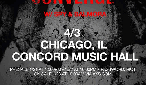 POISON THE WELL, CONVERGE, SPY, BALMORA