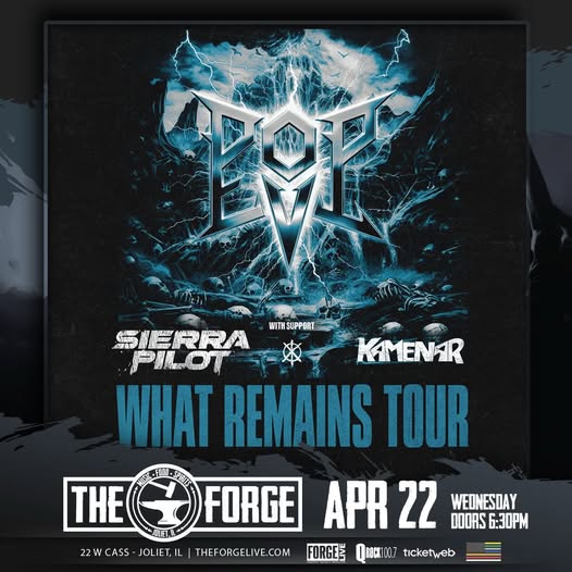 POP EVIL, SIERRA, PILOT, KAMENAR