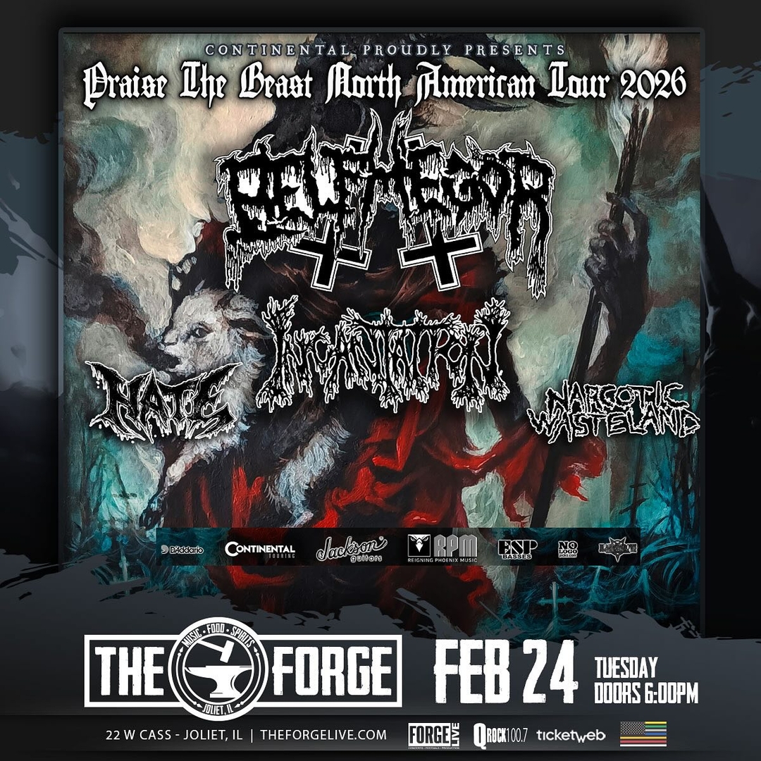 BELPHEGOR, INCANTATION, HATE, NARCOTIC WASTELAND
