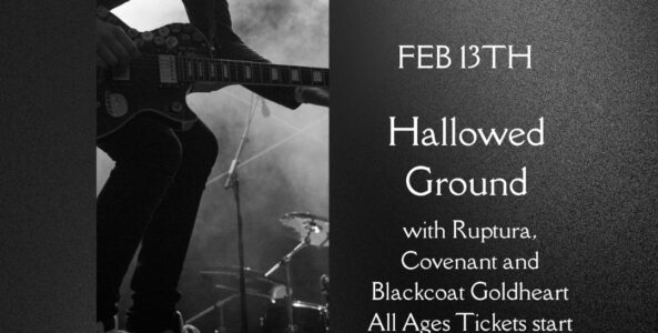 HALLOWED GROUND, RUPTURA, COVENANT, BLACKCOAT GOLDHEART