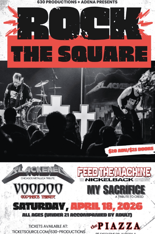 BLACKENED, FEED THE MACHINE, MY SACRIFICE, VOODOO