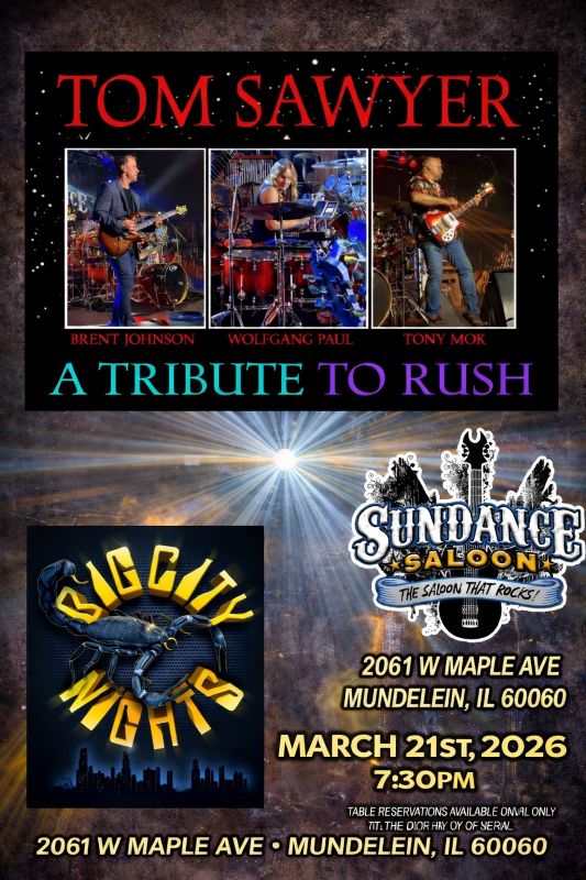 TOM SAWYER, BIG CITY NIGHTS