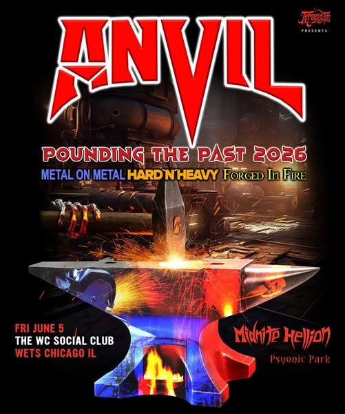 ANVIL, MIDNITE HELLION, PSYONIC PARK