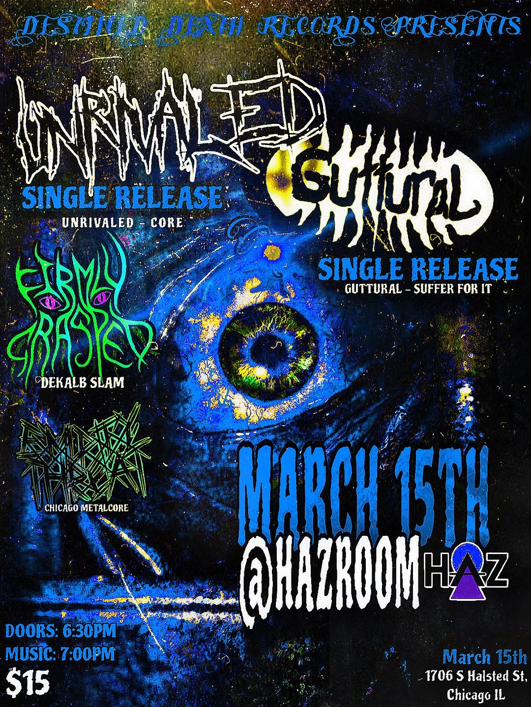 GUTTURAL, FIRMLY GRASPED, EMPTY THREAT, UNRIVALED