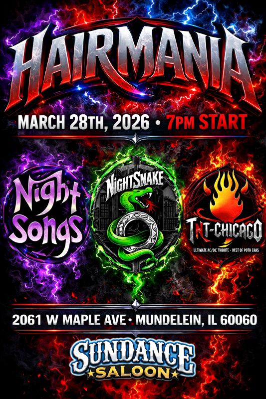 NIGHT SONGS, NIGHTSNAKE, TNT CHICAGO