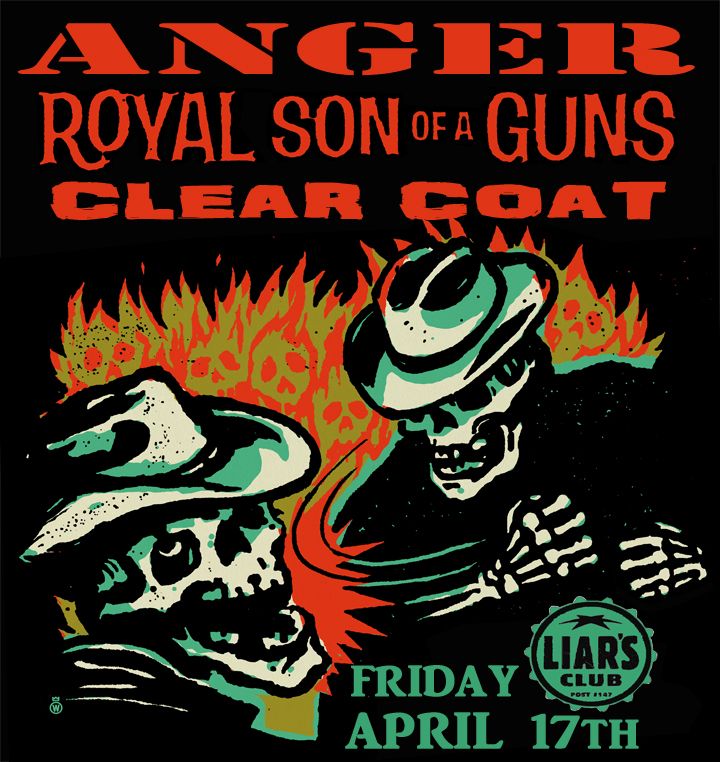 ROYAL SON OF A GUNS, ANGER, CLEAR COAT