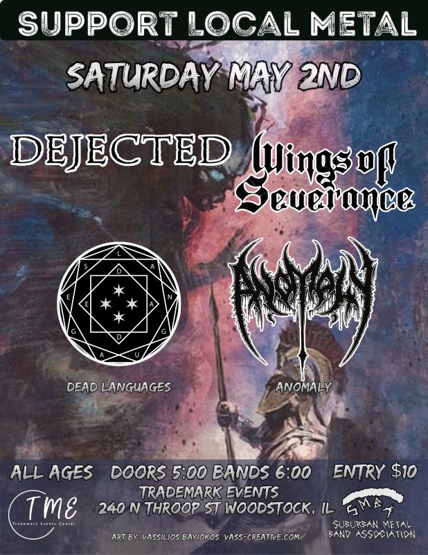 DEJECTED, WINGS OF SEVERANCE DEAD LANGUAGES, ANOMALY