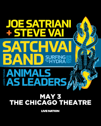 SATCHVAI BAND Joe Satriani & Steve Vai, ANIMALS AS LEADERS