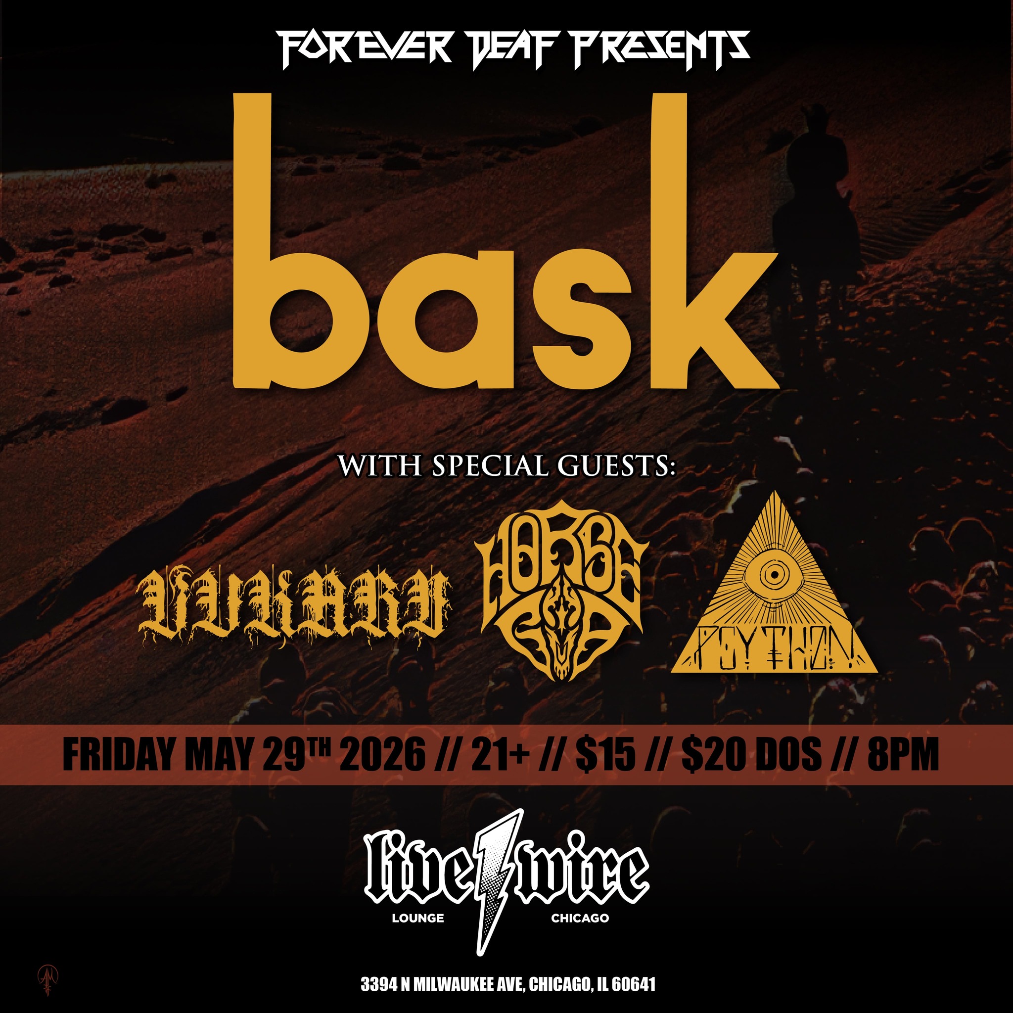 BASK, VUKARI, HORSE GOD, PSYTHON